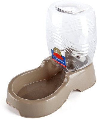 

Anokhe Collections Bottle & Bowl Plastic Pet Bowl & Bottle(946 ml Brown)