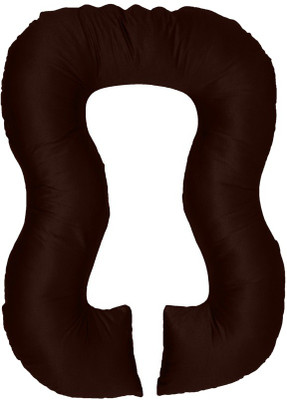 

Comfort Pillow Solid Pregnancy Pillow Pack of 1(Dark Brown)
