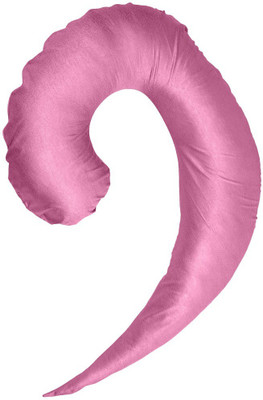 

Comfort Pillow Solid Pregnancy Pillow Pack of 1(Light Pink)