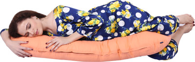 Momsyard Plain Pregnancy Pillow Pack of 1(Cyan)