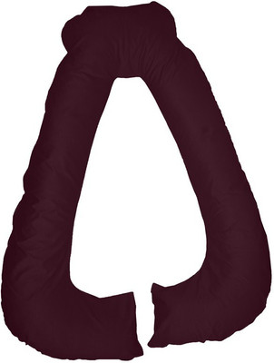 

Comfort Pillow Solid Pregnancy Pillow Pack of 1(Maroon)