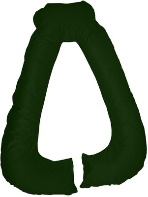 

Comfort Pillow Solid Pregnancy Pillow Pack of 1(Dark Green)