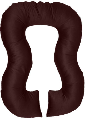 

Comfort Pillow Solid Pregnancy Pillow Pack of 1(Brown)