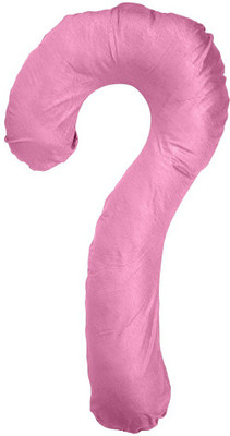 

Comfort Pillow Solid Pregnancy Pillow Pack of 1(Light Pink)