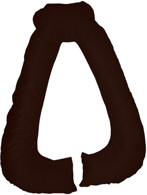 

Comfort Pillow Solid Pregnancy Pillow Pack of 1(Dark Brown)