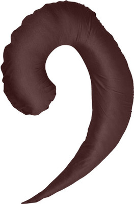 

Comfort Pillow Solid Pregnancy Pillow Pack of 1(Brown)