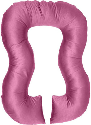 

Comfort Pillow Solid Pregnancy Pillow Pack of 1(Light Pink)
