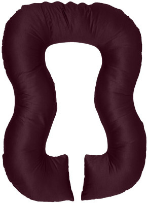 Comfort Pillow Solid Pregnancy Pillow Pack of 1(Maroon)