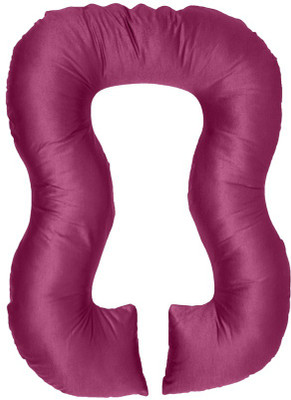 

Comfort Pillow Solid Pregnancy Pillow Pack of 1(Dark Pink)