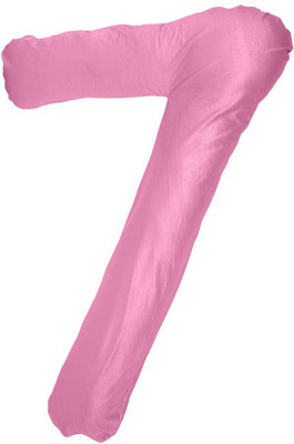 

Comfort Pillow Solid Pregnancy Pillow Pack of 1(Light Pink)