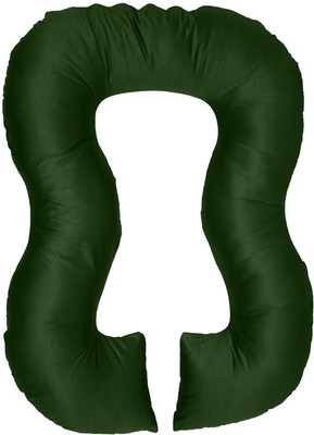 

Comfort Pillow Solid Pregnancy Pillow Pack of 1(Dark Green)