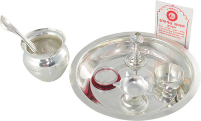 

GoldGiftIdeas 7 Inch Plus Tarbhana Silver Plated(Silver)