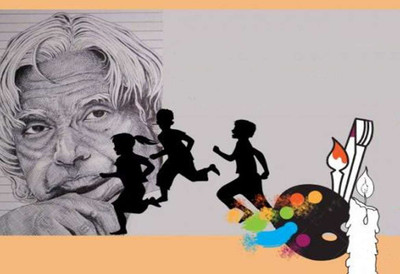 

Abdul Kalam Painting India Proud wallpaper-6 poster on fine art paper 13x19 Fine Art Print(19 inch X 13 inch, Rolled)