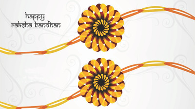 

Raksha Bandhan Rakhi Wallpapers poster on LARGE PRINT 36X24 INCHES Photographic Paper(36 inch X 24 inch, Rolled)