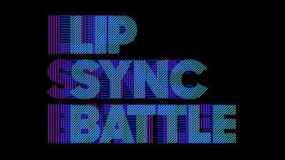 

lip sync battle music battle typography on LARGE PRINT 36X24 INCHES Photographic Paper(36 inch X 24 inch, Rolled)