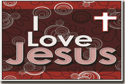 

I love Jesus Fine Art Paper Print Poster on LARGE PRINT 36X24 INCHES Photographic Paper(36 inch X 24 inch, Rolled)