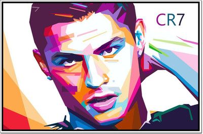 

Cristiano Ronaldo Poster Paper Print on LARGE PRINT 36X24 INCHES Photographic Paper(36 inch X 24 inch, Rolled)