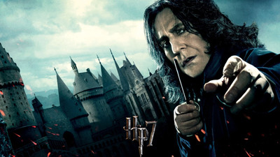 

harry potter and the deathly hallows severus snape alan rickman poster on LARGE PRINT 36X24 INCHES Photographic Paper(36 inch X 24 inch, Rolled)