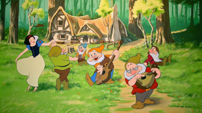 

Snow White and The Seven Dwarfs HD Image poster on fine art paper 13x19 Paper Print(19 inch X 13 inch, Rolled)