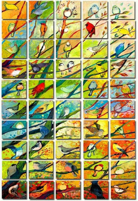 

attractive wall bird painting poster on fine art paper 13x19 Fine Art Print(19 inch X 13 inch, Rolled)