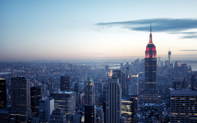 

World USA New York The view from the Rockefeller Center New York on LARGE PRINT 36X24 INCHES Photographic Paper(36 inch X 24 inch, Rolled)