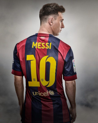 

Messi 10 Poster on LARGE PRINT 36X24 INCHES Photographic Paper(36 inch X 24 inch, Rolled)