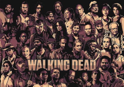 

TV Show The Walking Dead on LARGE PRINT 36X24 INCHES Photographic Paper(36 inch X 24 inch, Rolled)