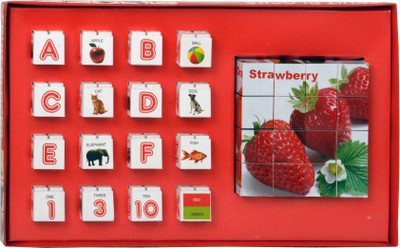 

vijayToy Fruit Puzzle blocks(25 Pieces)