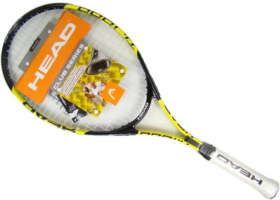 

Head Titanium 1000 Tennis Racquet Yellow/Black Yellow, Black Strung Tennis Racquet(G4 - 4 1/2 Inches, 400 g)