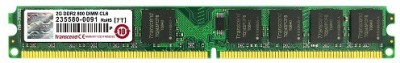 Transcend 800 DDR2 2 GB (Dual Channel) PC 2 GB (8 x 128) DDR2 DIMMS (JM800QLU)(Green)