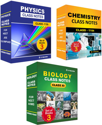Class Notes For 11th PCB (Set Of 8 Volumes) For NEET/AIIMS/Olympiad By Career Point Kota(Paperback, Career Point Kota)