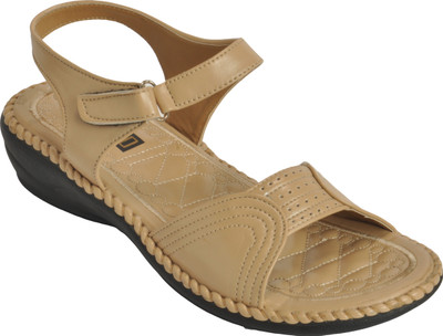 ESPRADO Women Beige Wedges