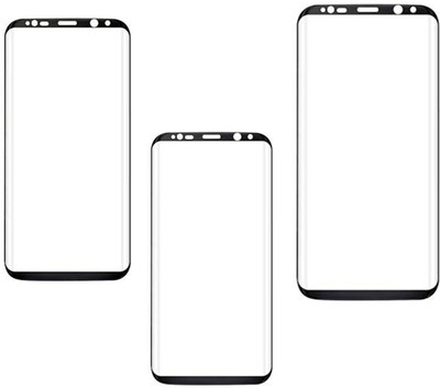

Chappie Moustache Screen Guard for Samsung Galaxy S8, Black;transparent
