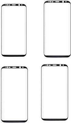 

Chappie Moustache Screen Guard for Samsung Galaxy S8 Plus, Black;transparent