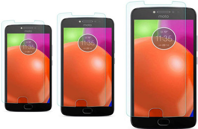 Mocell Tempered Glass Guard for Motorola Moto E4 Plus(Pack of 3)