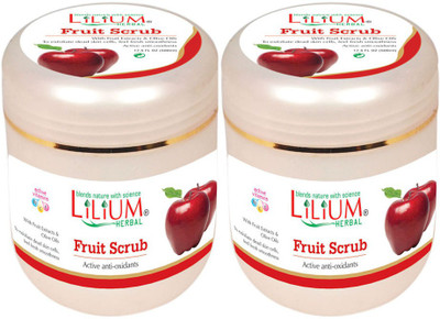

Lilium Herbal Fruit Scrub 500ml Pack of 2 Scrub(500 ml)