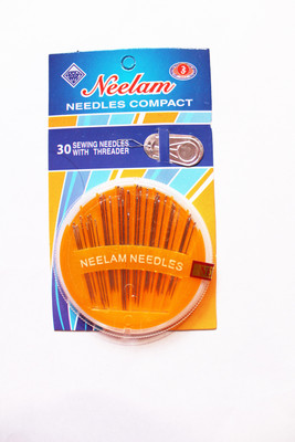 

Wonder Star Neelam 30 Needless Compact with 1 Threader Sewing Needle Plate