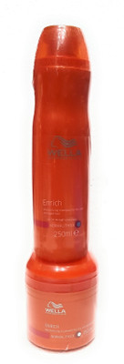 

Wella Professionals Enrich Moisturizing Shampoo 250 ml + Mask 150 ml For Dry And Damaged Hairs(400 ml)