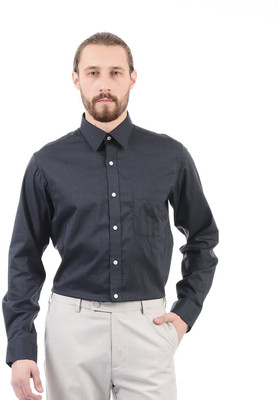 ARROW Men Solid Formal Grey Shirt