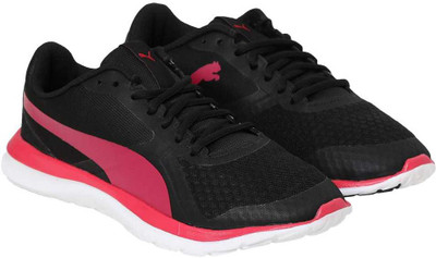 

Puma FlexT1 Wn Walking Shoes For Women(Black, Pink, Black-love potion