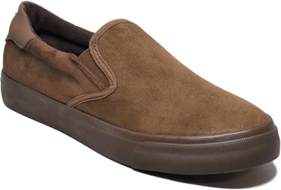 

DOC Martin Elgo Brown Slip On Sneakers For Men(Tan