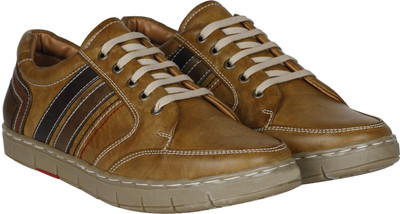 

Kraasa Italiano Sneakers For Men(Multicolor, Tan