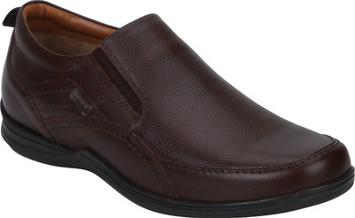 

Red Tape Men Leather Semi Formal Slip On For Men(Brown