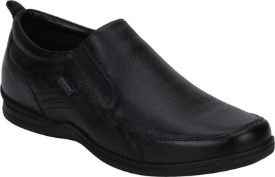 

Red Tape Men Leather Semi Formal Slip On For Men(Black