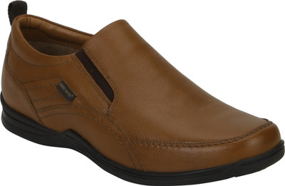 

Red Tape Men Leather Semi Formal Slip On For Men(Tan