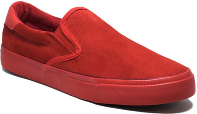 

DOC Martin Elgo Red Slip On Sneakers For Men(Red