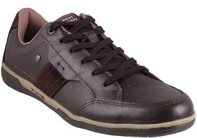 

West Coast Modena Lace Up CafÃ© Shoe Sneakers For Men(Brown