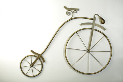 

VedasExports Ancient Wheels Decorative Showpiece - 90 cm(Iron, Gold)