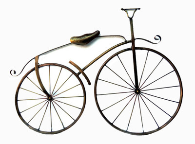 

VedasExports Modern Wheels Decorative Showpiece - 87.5 cm(Iron, Gold)