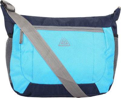 

JUNKET TRIBE Men & Women Casual Blue Polyester Sling Bag